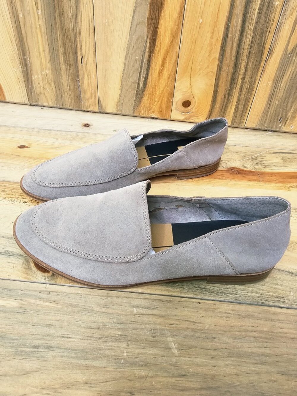 Dolce Vita Taupe Haylee Slip-On Loafers Size 9